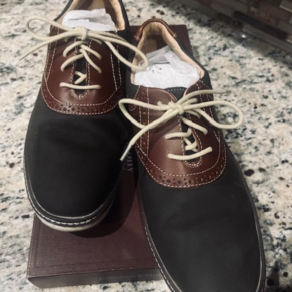 Johnston & Murphy Olive w/ Suede